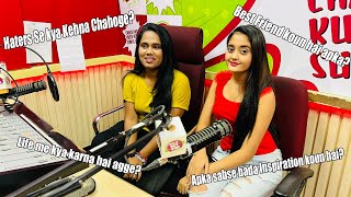 QNA! Who are my best Friends?? My Lifes First Biggest Interview On MyFM 94.3 | Bindass Kavya Vlogs