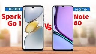 Tecno Spark Go 1 vs Realme Note 60 Full Specs Comparison