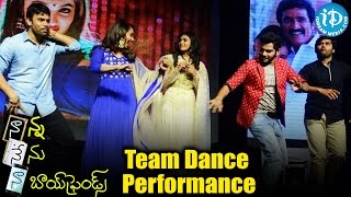 Nanna Nenu Naa Boyfriends Movie Team Dance Performance @ Movie Audio Launch
