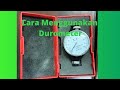 Cara menggunakan durometer type A