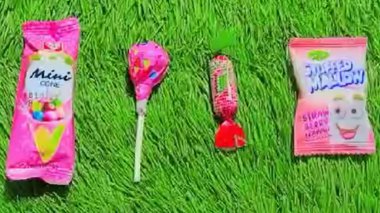 Candy Lollipops And Sweets Yummy Rainbow Lollipops Unpacking Asmr