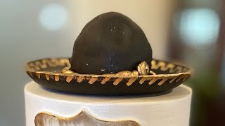 Como hacer sombrero charro de fondant