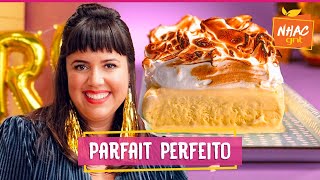 Torta gelada de maracujá com merengue tostado | Raíza Costa | Rainha da Cocada