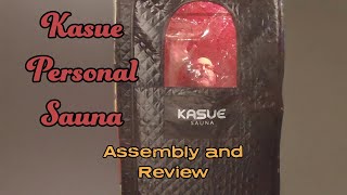 Kasue Sauna Assembly and Initial Session Thoughts.  Go to 21:38 for review after first use.