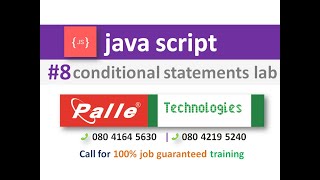 JavaScript conditions statements lab