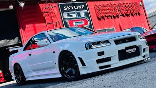 DEFEND GRAPHICS！SKYLINE GT-R VspecⅡ Ztune Bumper \u0026 Fender Full Aero