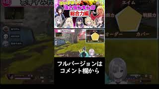 【ぶいすぽっ!・APEX】強さランキング（4位 花芽すみれ）#Shorts