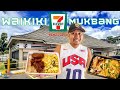 7-ELEVEN HAWAII Mukbang in Waikiki!