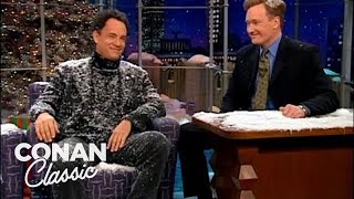 Conan Helps Tom Hanks Get Into The Christmas Spirit | Late Night with Conan O’Brien