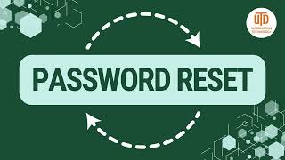 New NetID Password Reset System