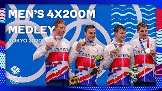 THE FAB FOUR! Brit quartet storm to FREESTYLE RELAY GOLD | Tokyo 2020 Olympic Games | Medal Moments