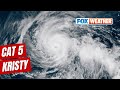 Kristy Strengthens Into Monster Category 5 Hurricane in Eastern Pacific