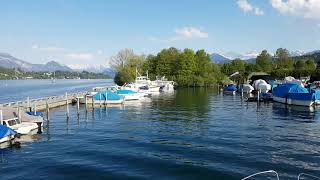 BOAT parking learn how it works switzerland swiss lucerne luzern einparken boot