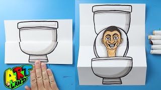 How to Draw Skibidi Toilet Surprise Fold