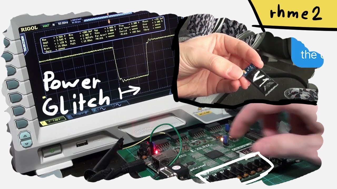 Hardware Power Glitch Attack Fault Injection Rhme2 Fiesta Fi 100