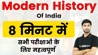 Complete Modern History Of India Revision In 8 Minutes For All Exams!