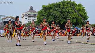 Tari pakem masal jathilan cantik idola live alun alun ponorogo tabuhan reog mantab banget