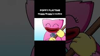 huggy wuggy's routine  | Poppy Playtime game Animation