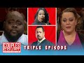 Triple Episode: Man Thinks his Wife is Cheating With his Family Member | Couples Court