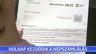 Holnap kezdődik anépszámlálás