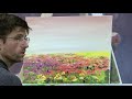 paint a meadow of flowers in 10 minutes