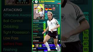 Karl-Heinz Rummenigge Max Ratings eFootball 2025