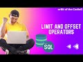LIMIT And OFFSET Operators| ROWS FETCH FIRST in Sql| SQL pagination