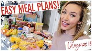 GROCERY HAUL! 🛒🍌🥦🍝 MEAL PLANNING FOR A FAMILY OF FOUR W/ LIST + RECIPES!