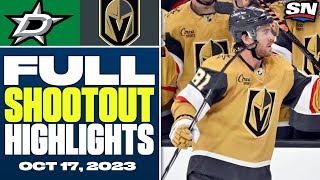 Stars at Golden Knights | FULL Shootout Highlights
