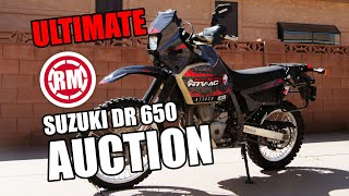 Suzuki DR 650 ULTIMATE ADVENTURE BUILD Auction!