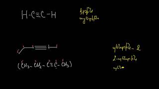Ալկինների անվանակարգ | Օրգանական քիմիա | «Քան» ակադեմիա
