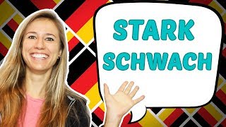 Starke, Schwache und Gemischte Verben - Strong, Weak and Mixed German Verbs