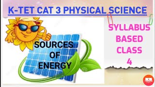 ||KTET cat 3 PHYSICAL SCIENCE||SYLLABUS BASED CLASS 4||