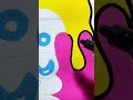 Drawing SpongeBob and Patrick Fusion Effect with Posca Markers #shorts