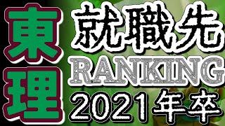 東京理科大学・就職先ランキング【2021年卒】