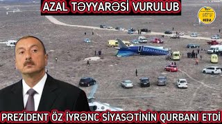 Azal təyyarəsini kimlər güləliyib - Əliyev üçün bu bir siqnaldı