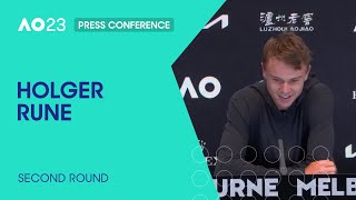 Holger Rune Press Conference | Australian Open 2023 Second Round