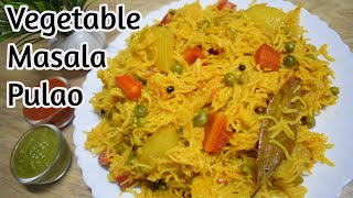 Pulao Aisa Banaye Ke Har Koi Apke Hi Gun Gaye ||Veg Masala Pulao Recipe Khushbudar Or Khila Khila