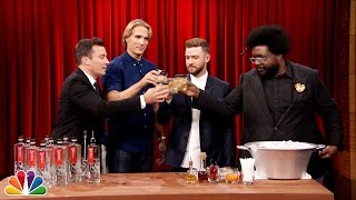 Justin Timberlake Teaches Jimmy How to Make a Tequila Cocktail