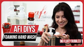 How to Make a Foaming Hand Soap (easy recipe)