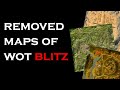 Removed maps of World of Tanks Blitz