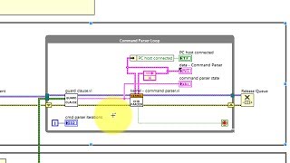 LabVIEW code: Queued state machine (walk-through)