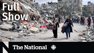 CBC News: The National | Israel-Hamas war, ISIS fighter's wife, Menopause at work