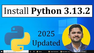 Windows 10 に Python 3.13.2 をインストールする方法