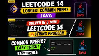 LeetCode 14 | Longest Common Prefix | Java Solution | Easy String Problem