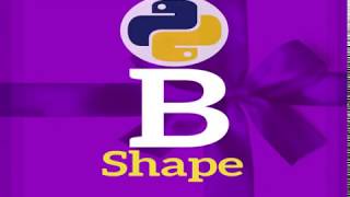 #2 Using Python Program Printing Patterns For Beginners By B.Mandal | B Shape