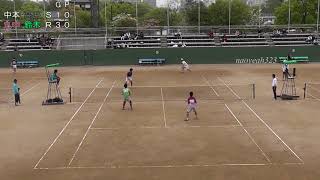 【再アップ】2011年 ソフトテニス世界選手権 1次リーグ Gグループ 中本・小宮 vs 丸中・鈴木