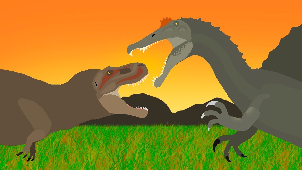 Dinosaur battle. Спинозавр Тиранозавр. Спинозавр Картун. Тираннозавр рекс против Спинозавр. Динозавры Спинозавр против тиранозавра.