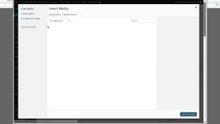 Wordpress - insert media, it works