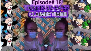 🚨CLAIMER HUGE WIN monopoly bonus spectacular | claimer major profit Tickets 53-55